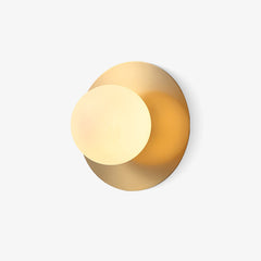 Round Glass Art Sconce Wall Lamp