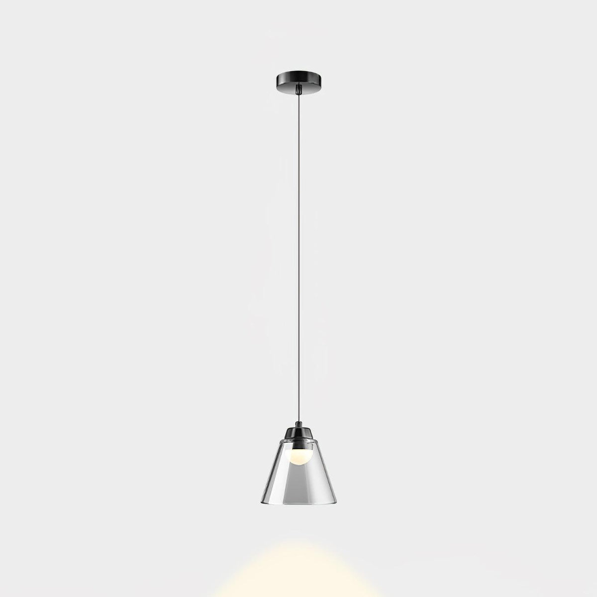 Sculptural Glass Droplight Pendant Lamp