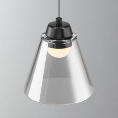 Sculptural Glass Droplight Pendant Lamp