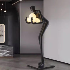 Sentinel Sculpture Free-standing Lamp Floor Lamp