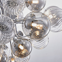18-Light Glass Modern Chandelier