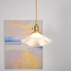 Small Floral Droplight Pendant Lamp