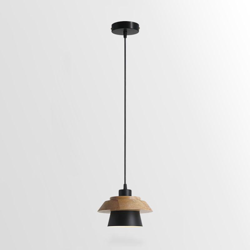 Stone Wood Droplight Pendant Lamp
