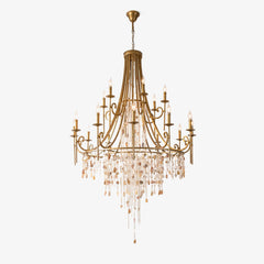 Tatum Lux Shell Crystal Pendant light Chandelier