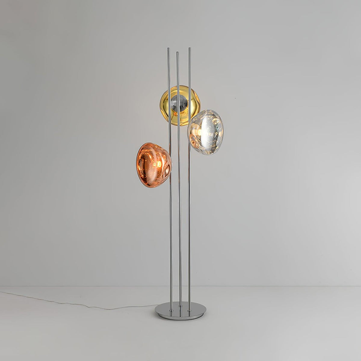 Three Lava Glass Ambient Floor Lamp Floor Lamp