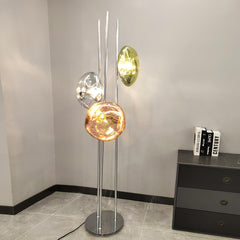 Three Lava Glass Ambient Floor Lamp Floor Lamp