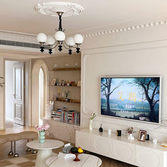 Tina Wooden Crown Chandelier