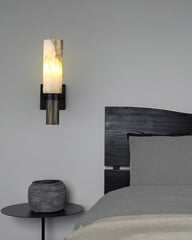 Torch Alabaster Wall-mounted light Sconce