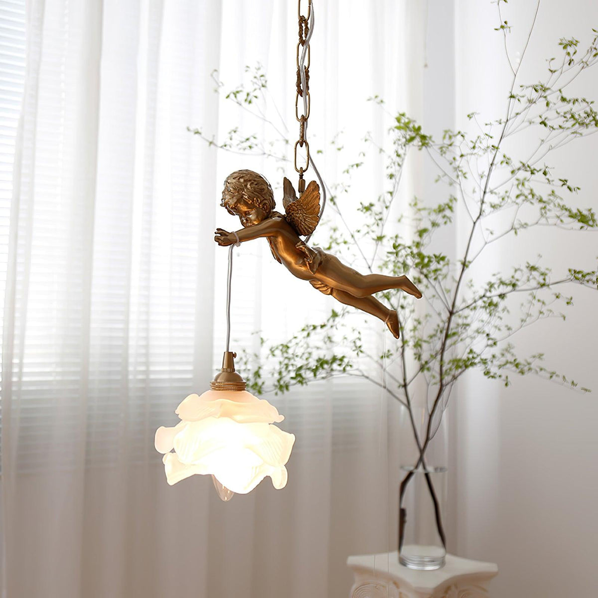 Vintage Angel Houselight Pendant Light