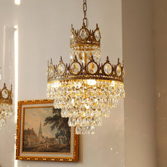 Vintage Crystal Pendant light Chandelier