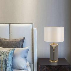 Vintage Leather Accent lamp Table Lamp