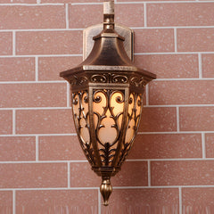 Outdoor Vintage Bronze Wall Light 1-light Wall-Mount Lantern