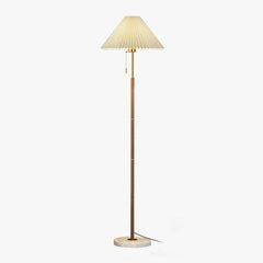 Vintage Pleated Accent Lamp Floor Lamp
