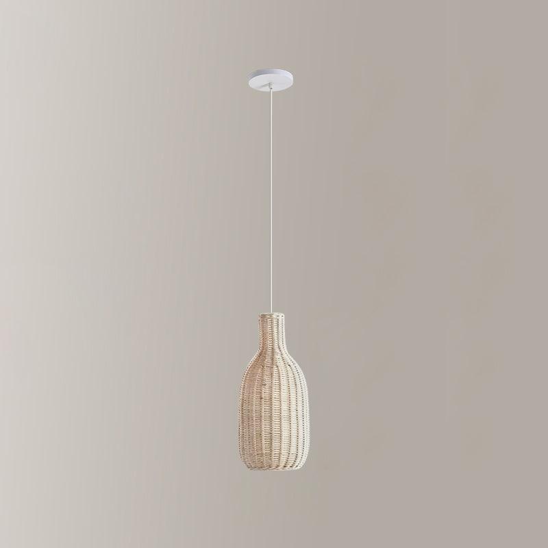 Vintage Rattan Droplight Pendant Lamp