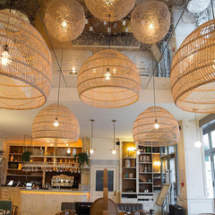 Wicker Drop light Pendant Lamp