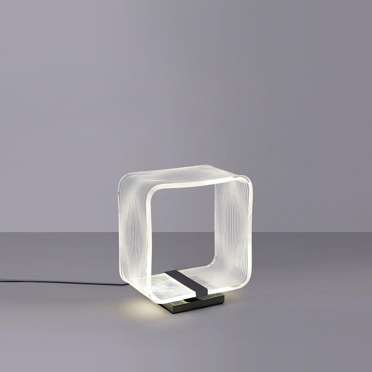 Wire Cube Portable lamp Table Lamp