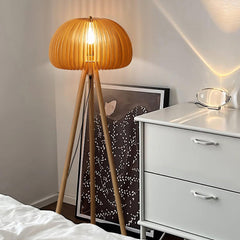 Wooden Pumpkin Floor-mounted Lamp Floor Lamp