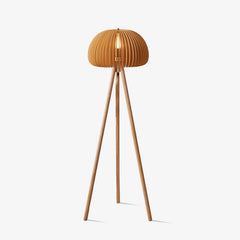 Wooden Pumpkin Floor-mounted Lamp Floor Lamp