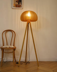 Wooden Pumpkin Floor-mounted Lamp Floor Lamp