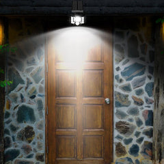 Adjustable Solar Outdoor Wall Lamp LED Spotlight Motion Sensor Wall Lights