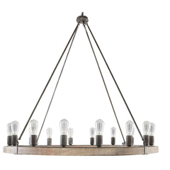 16 Light 48" Wide Ring Chandelier