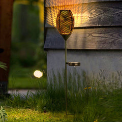 Creative Vintage Solar Outdoor Post Lights LED Garden Lights Pole Lamp Patio Lights