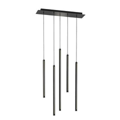 47" Wide 5 Light LED Linear Pendant