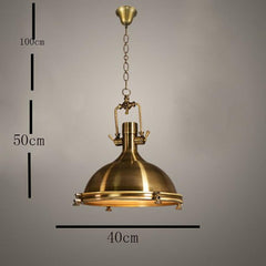 Vintage Metal Lantern Design LED Industrial Pendant Lights Chandeliers