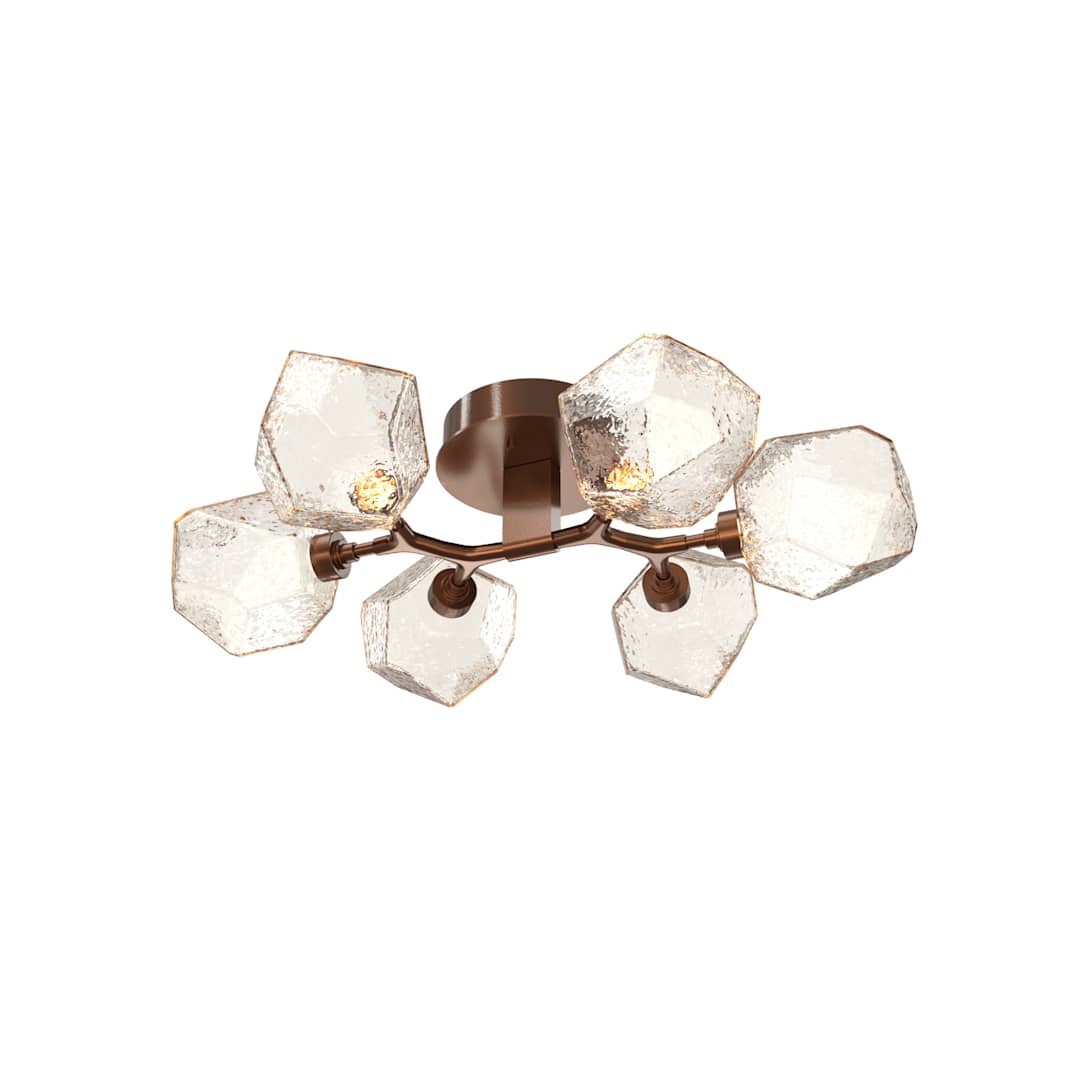 Gem 28" Wide LED Semi-Flush Ceiling Fixture