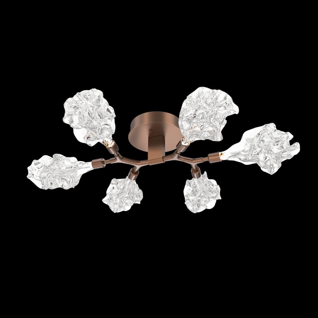 Blossom 6 Light 32" Wide LED Semi-Flush Ceiling Fixture - 3000K