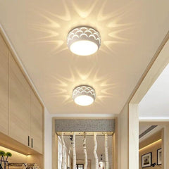 Globe Modern Flush Mount Drum Light Hallway Entryway LED Ceiling Light