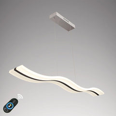 Wavy Acrylic Dimmable LED Modern Pendant Lighting Chandeliers Hanging Lamp