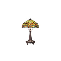 3 Light 31" Tall Tiffany Table Lamp