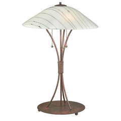 28" H Branches Fused Glass Table Lamp