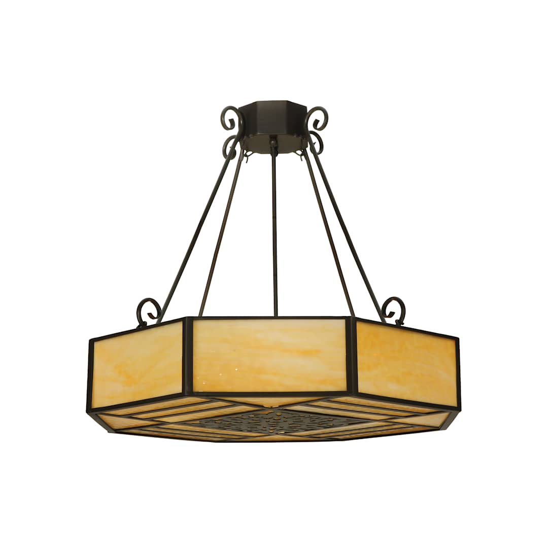 32.25" W Lakeside Semi-Flushmount Ceiling Fixture