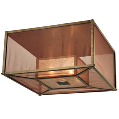 24.5" Square Quadrato Umador Flush Mount Ceiling Fixture