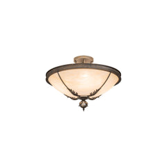 Hoja 4 Light 30" Wide Semi-Flush Bowl Ceiling Fixture