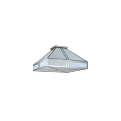 Whitewing 4-lichts 91 cm brede plafondlamp
