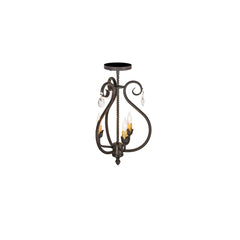 Antonia 3 Light 12" Wide Semi-flush Ceiling Fixture