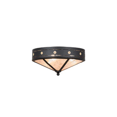 Craftsman Target 4 Light 24" Wide Flush Mount Ceiling Fixture