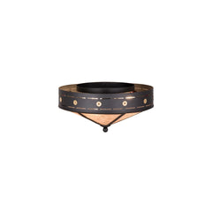Craftsman Target 4 Light 24" Wide Flush Mount Ceiling Fixture