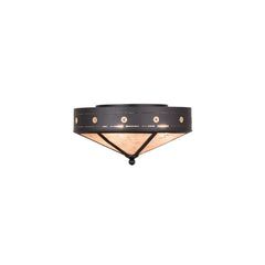 Craftsman Target 4 Light 24" Wide Flush Mount Ceiling Fixture