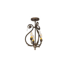 Antonia 3 Light 12" Wide Semi-flush Ceiling Fixture
