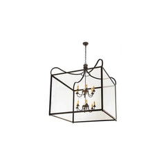 16 Light 61" Wide Taper Candle Pendant