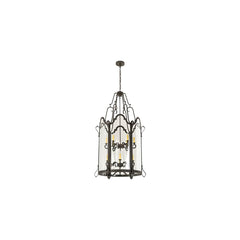 12 Light 33" Wide Taper Candle Pendant