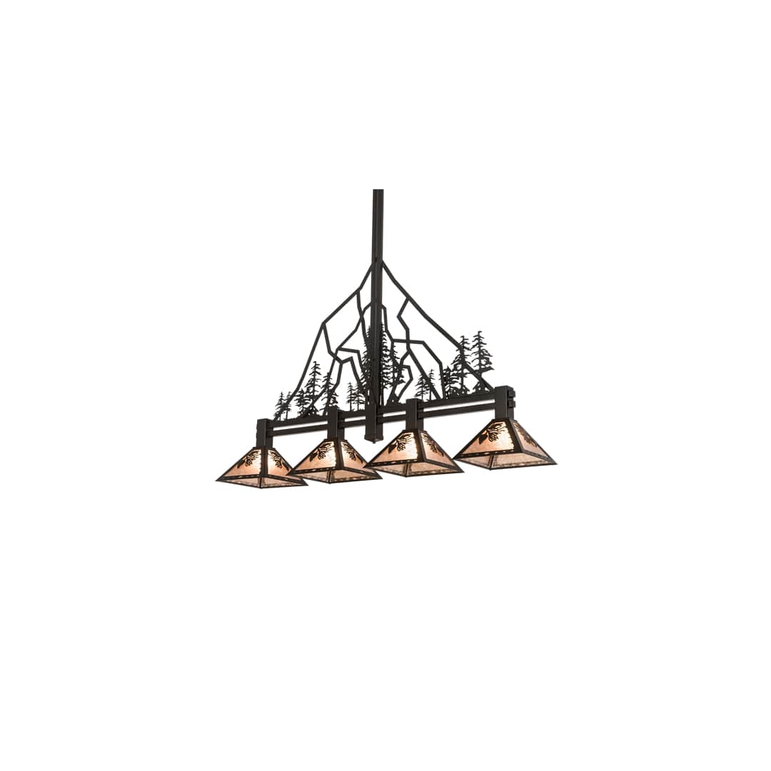 4 Light 60" Wide Linear Pendant