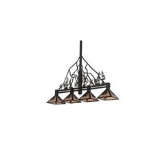 4 Light 60" Wide Linear Pendant