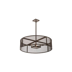 4 Light 36" Wide Cage Pendant