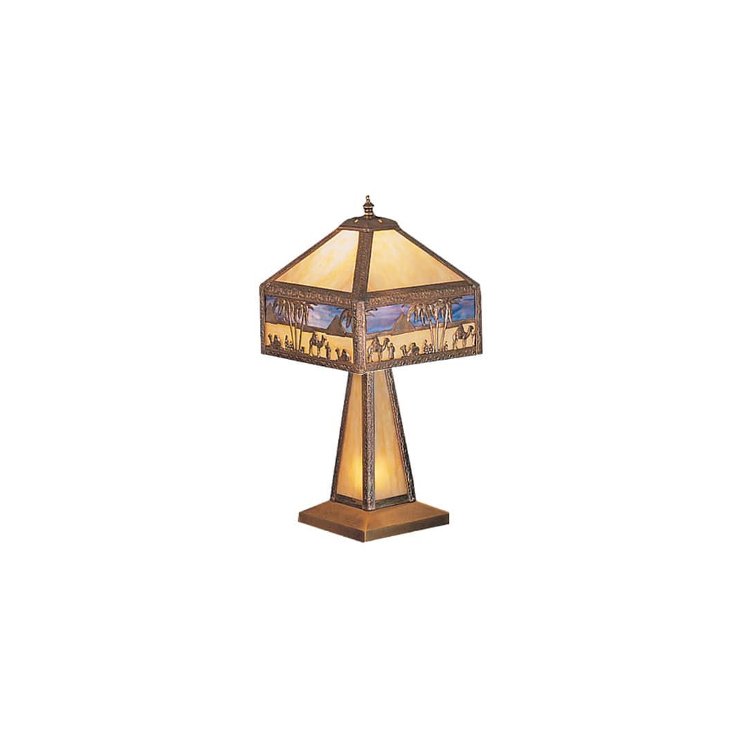 Camel Mission 20" Tall Buffet Table Lamp