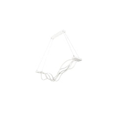 4 Light 84" Wide Abstract Linear Pendant
